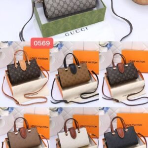 Luxury Black Monogram Handbag with Shoulder Strap